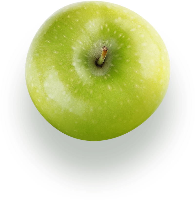 зелёное яблоко
